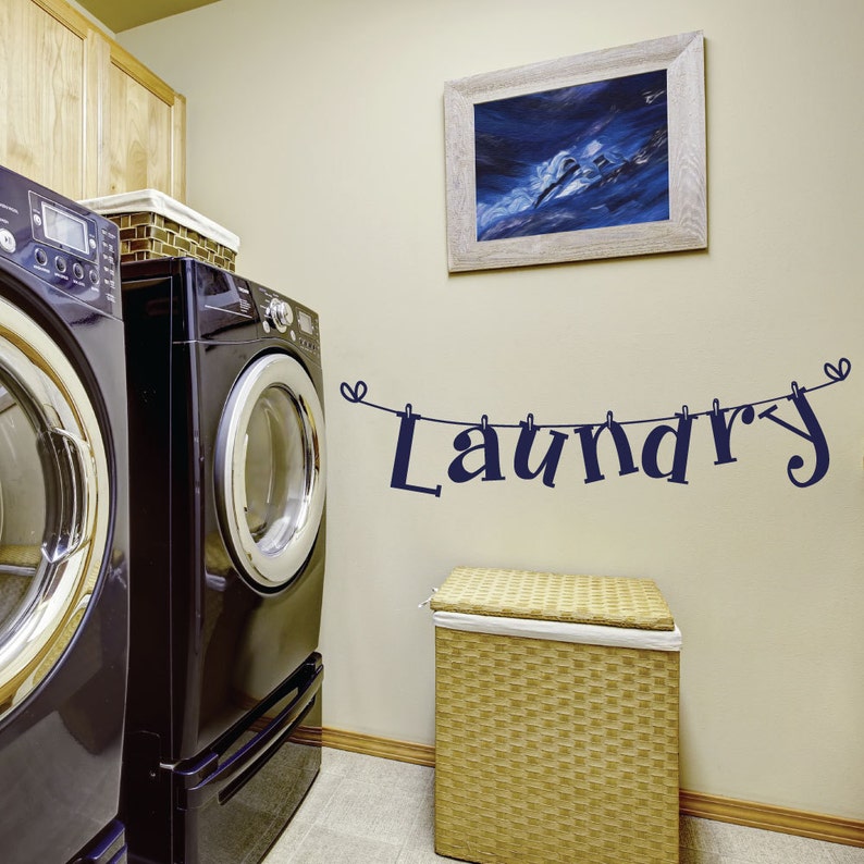 Laundry Room Wall Decals Laundry Room Decal Laundry Room - Etsy