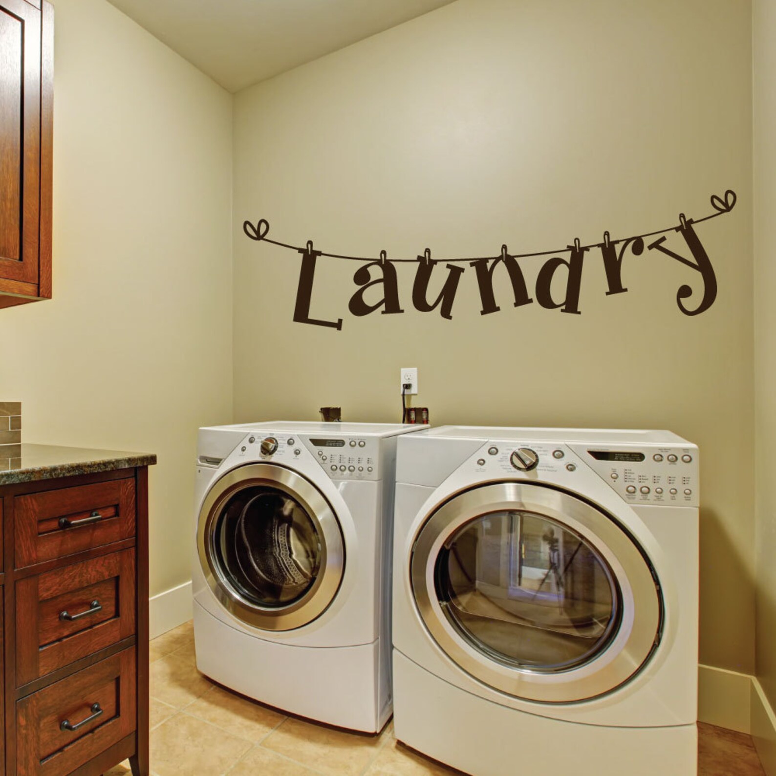 Laundry Room Wall Decals Laundry Room Decal Laundry Room Etsy
