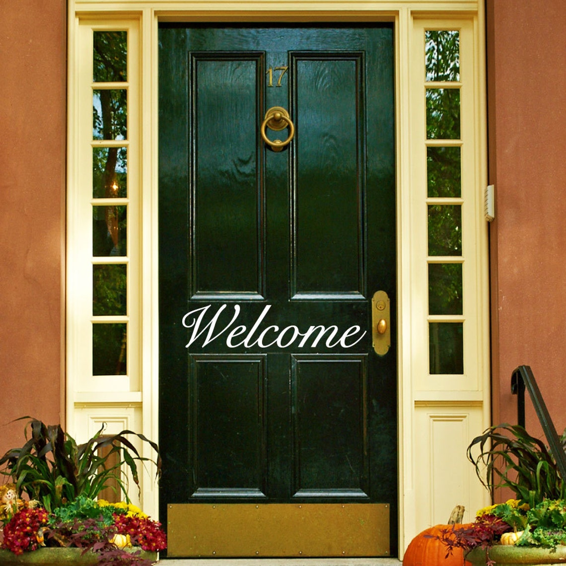 Wall Decal Door Decals Entryway Wall Decor Front Etsy
