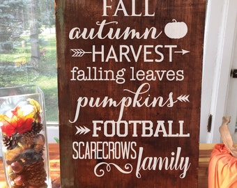 VINYL DECAL - Fall Decals - Fall Decor - Fall Door Decor - Fall Decor Sign - Fall Sign - Fall Decorations - Autumn Decor - Halloween Decor