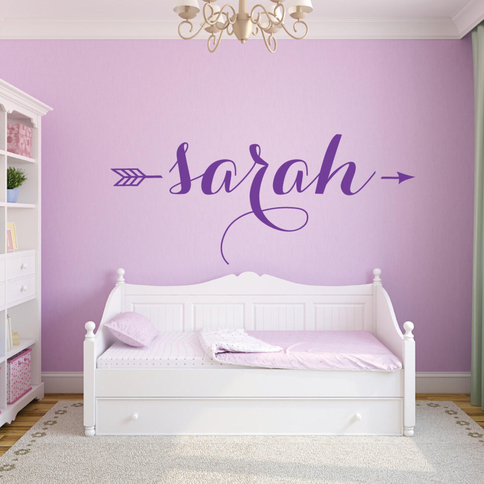 Name Decal Name Wall Decal Custom Wall Decals Name Etsy