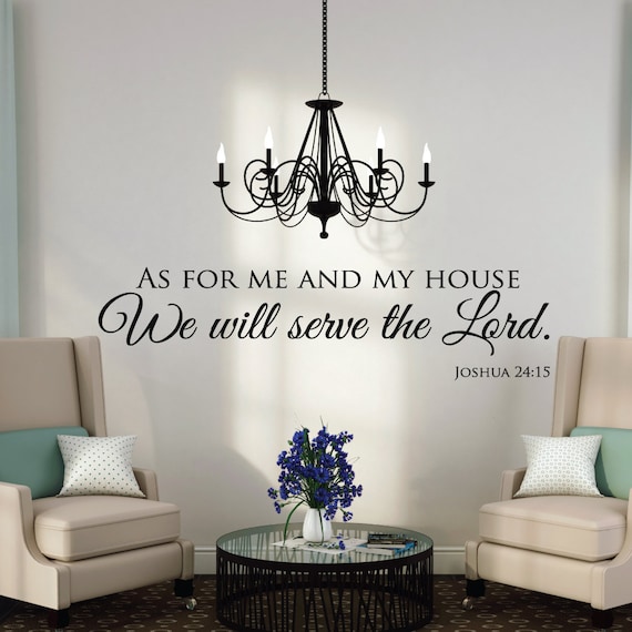 As For Me And My House Wall Decals Es India House Wall Decals Es, Chandelier Wall Stickers India