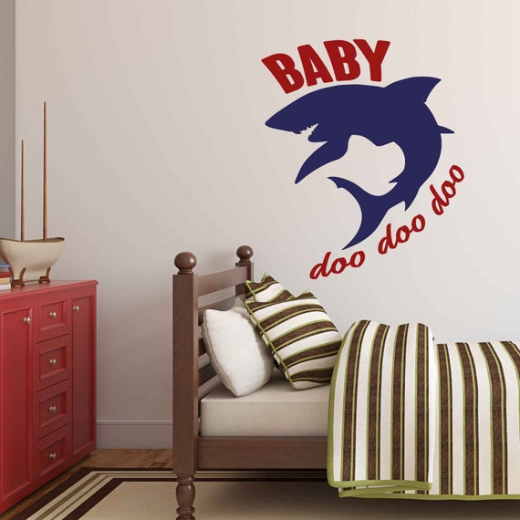 Baby Shark Wall Decals Wall Design Ideas