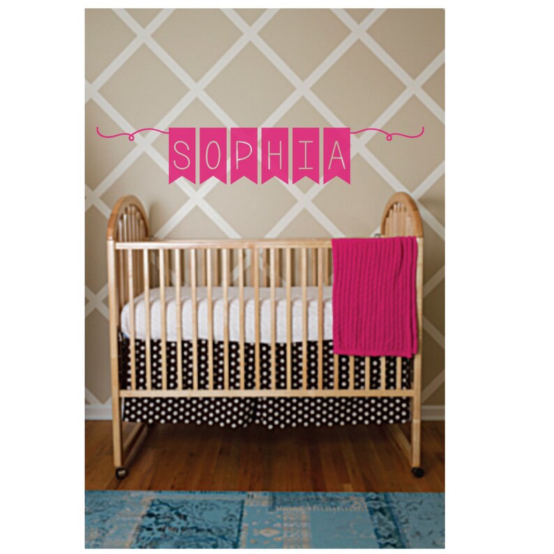 Name Wall Decal Nursery Wall Decals Wall Decals for Kids Etsy