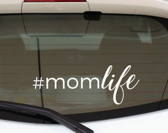 mom life - #momlife - momlife decal - mom life decal - mom life car decal - wall decal - wall decals - decals - stickers - wall decor