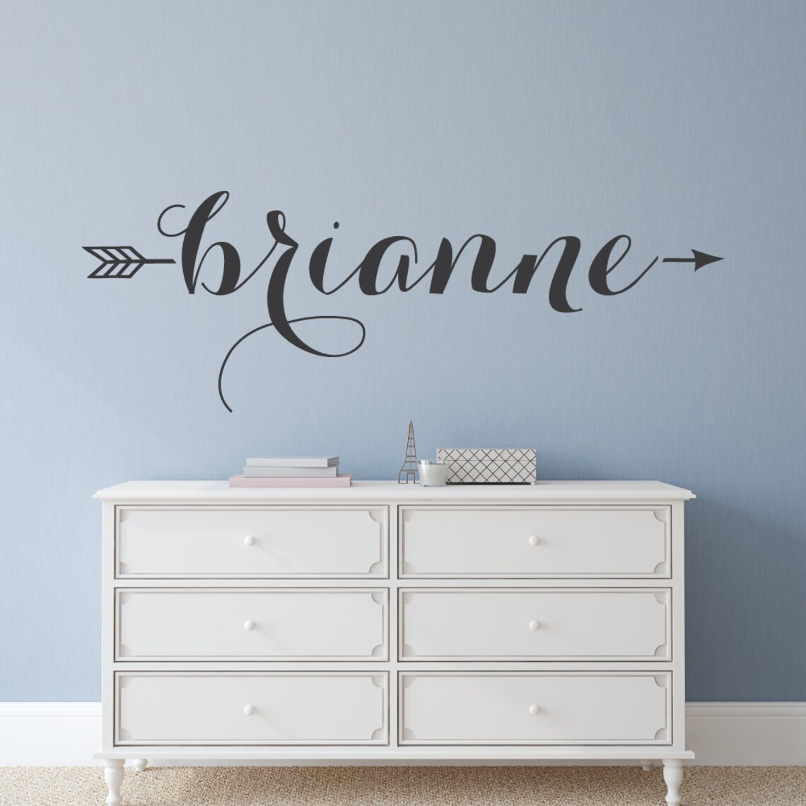 Name Decal Name Wall Decal Custom Wall Decals Name Etsy