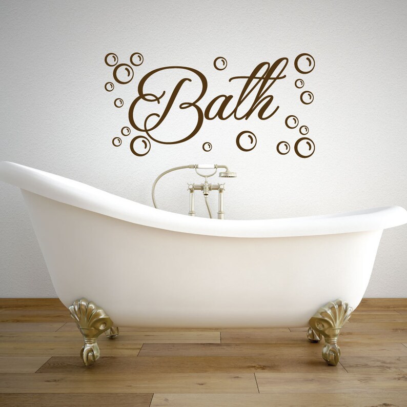 Bathroom Decal Bath With Bubbles Wall Decor Decals Stickers