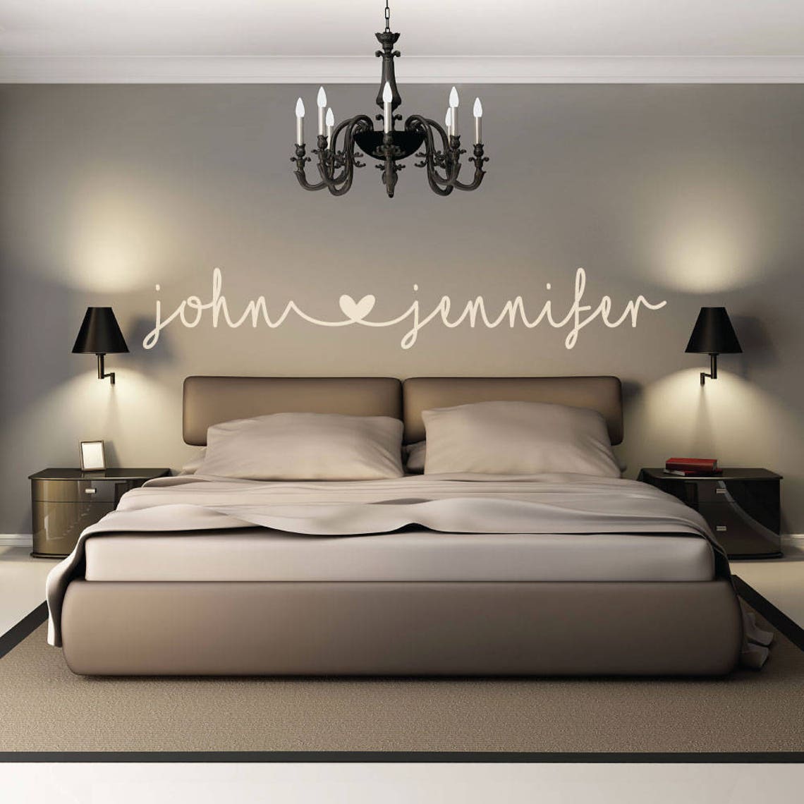 Name Decal Name Stickers Bedroom Wall Decal Bedroom Etsy