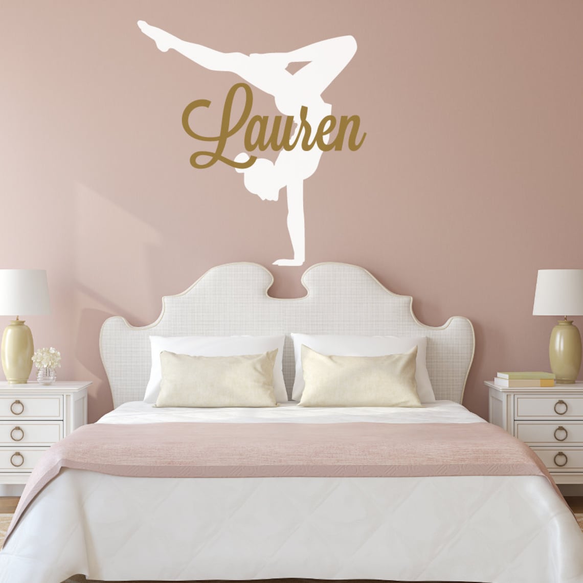 Gymnastics Wall Decals Gymnastics Decal Gymnastics Wall Etsy
