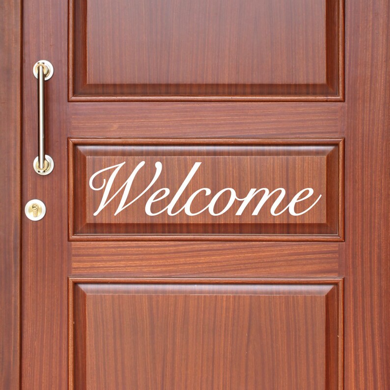 Wall Decal Door Decals Entryway Wall Decor Front Etsy