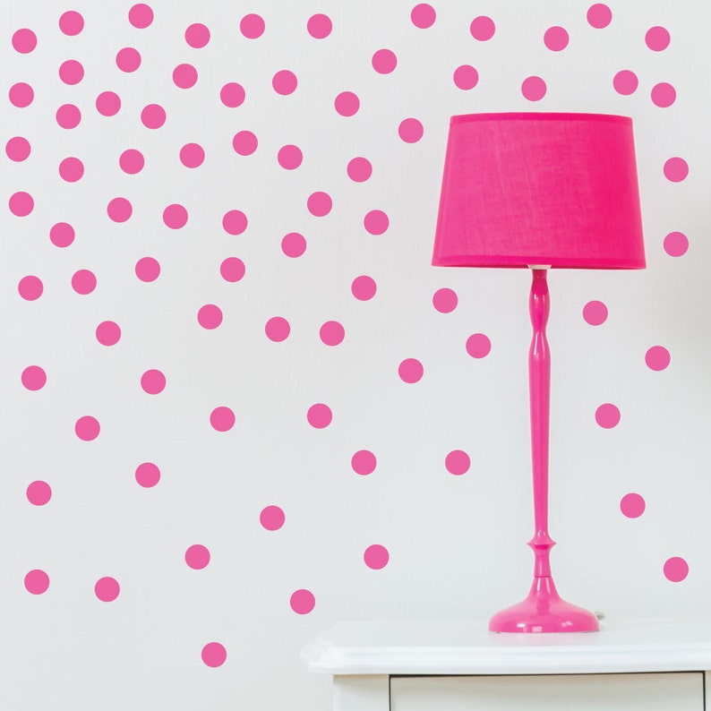 Gold Polka Dot Wall Decals Gold Dot Wall Decals Vinyl Etsy