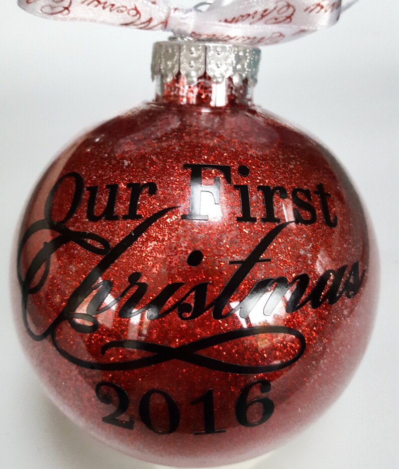 Our First Christmas Ornament Our First Christmas First Etsy