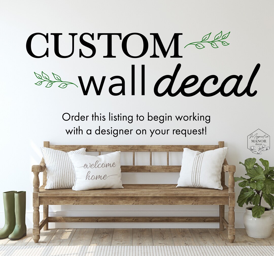 Decal Stickers Custom Create Your Own Quote Custom Vinyl Decal