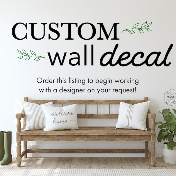 Decal Stickers Custom - Create your own quote - Custom Vinyl Decal - Personalized Decal - Custom Decal Maker - Decals