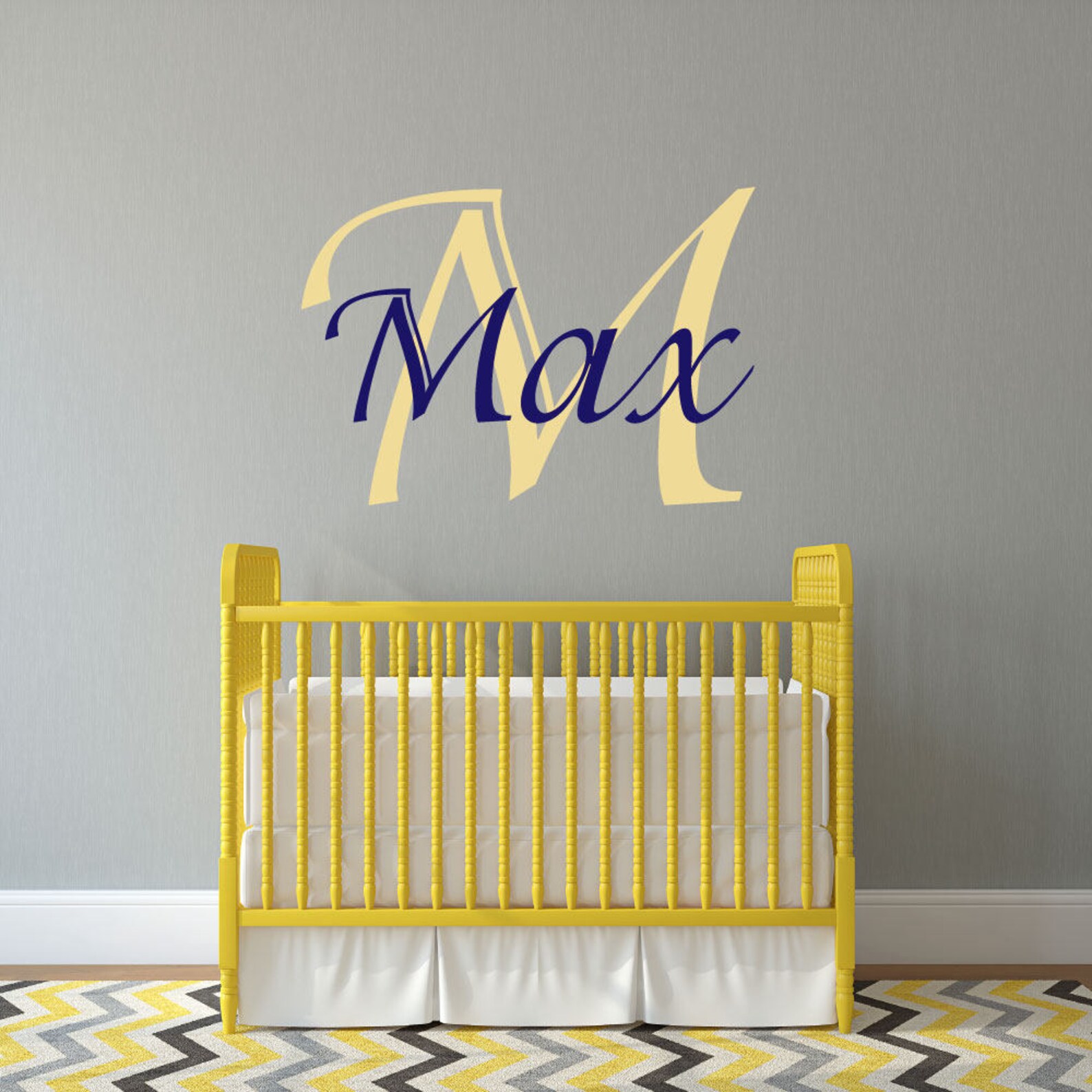 Name Decal Name Wall Decal Nursery Decor Nursery Decal Etsy