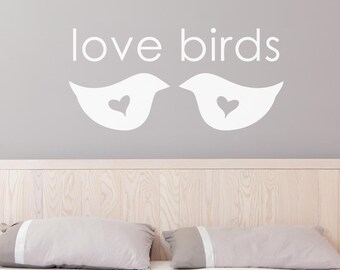 Bedroom Wall Decals - Bedroom Wall Decal - Bedroom Decor - Bedroom Wall Decor - Wall Art - Wall Decor - Wall Decals - Wall Stickers - Love