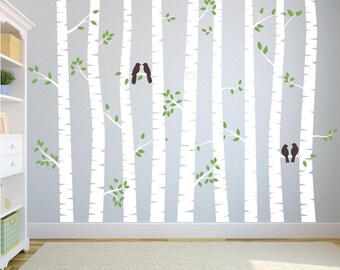 Birch Tree Wall Decal - Tree Decals - Tree Wall Decal - Nursery Wall Decals - Tree Wall Decals - Tree Wall Stickers