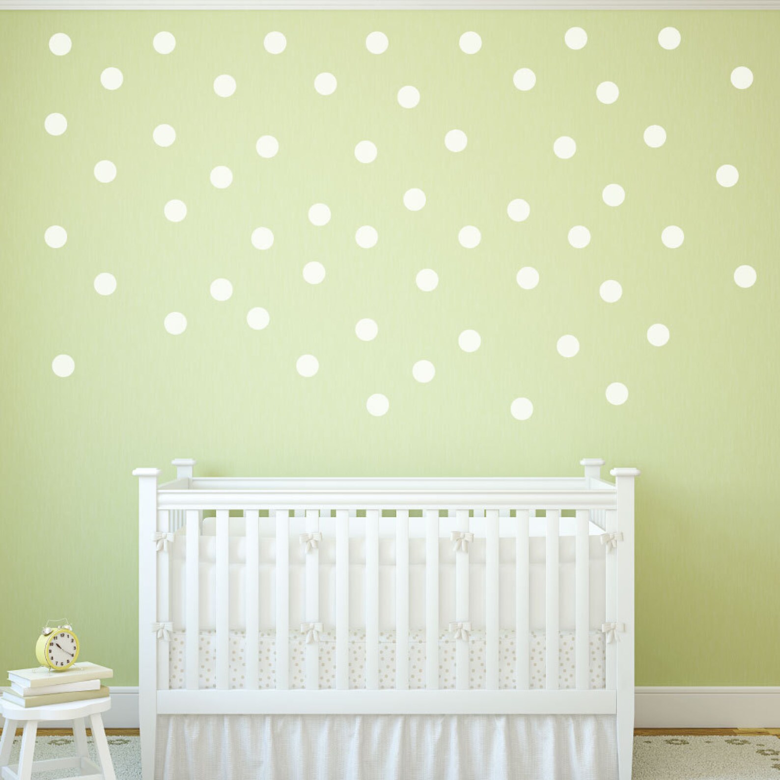 Gold Polka Dot Wall Decals Gold Dot Wall Decals Vinyl Etsy