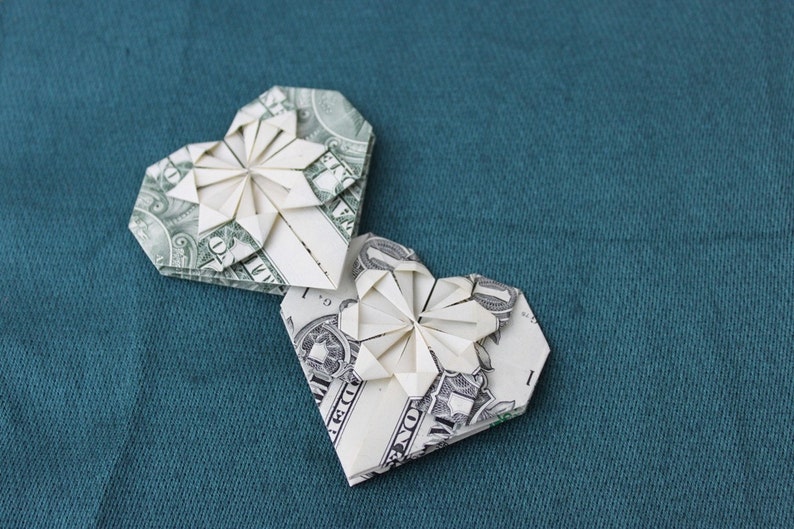 Origami Heart Dollar Etsy