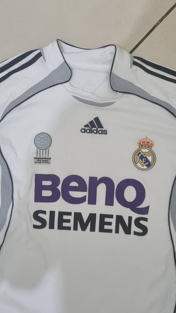 Real Madrid 2006/07 Home Jersey T-shirts - Etsy Israel