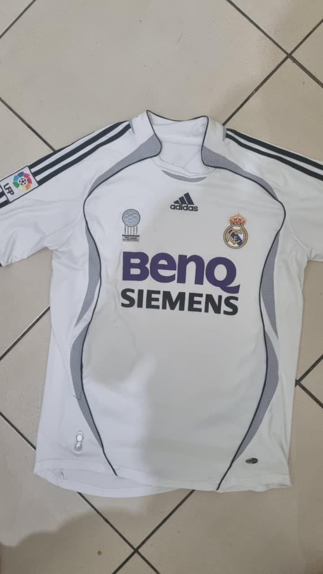Real Madrid 2006/07 Home Jersey T-shirts - Etsy Israel