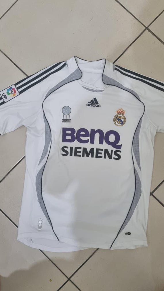 Real Madrid 2006/07 Home Jersey T-shirts - Etsy Israel