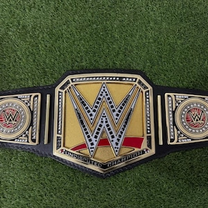 New Undisputed World Wrestling Championship Title Replica Belt 4MM Zinc