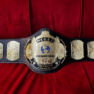 New Winged Eagle World Heavyweight Wrestling Championship Title Replica Belt 4MM Diecast