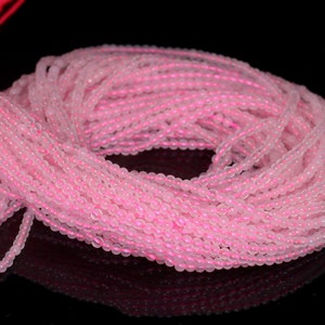 2mm Rose Quartz Round beads full strand 16&quot; Loose Beads P142709