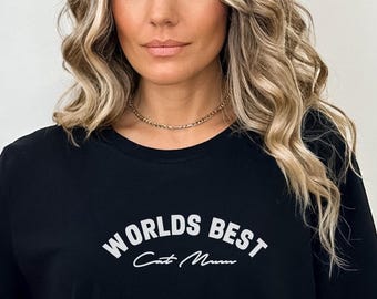 Best Cat Mom Ever T Shirt, Cat Lover Tee, Gifts for Cat Lovers, Gift for Cat Mom, Women Cat Lover, Kitten tee, Animal Lover Tee