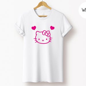 ハローキティ カスタム ベラ キャンバス Tシャツ、パーソナライズ ファン Tシャツハローキティ シャツ、ハローキティ マッチング シャツ、ハローキティ Tシャツ、ハローキティ 画像 14