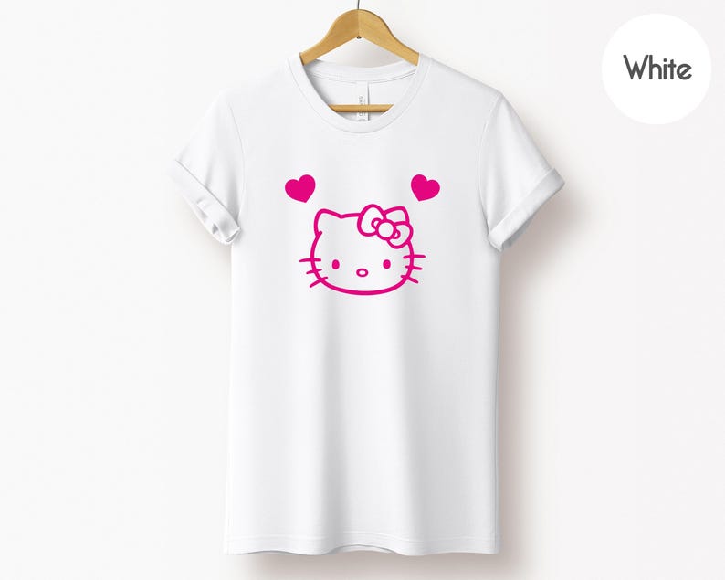 ハローキティ カスタム ベラ キャンバス Tシャツ、パーソナライズ ファン Tシャツハローキティ シャツ、ハローキティ マッチング シャツ、ハローキティ Tシャツ、ハローキティ 画像 14