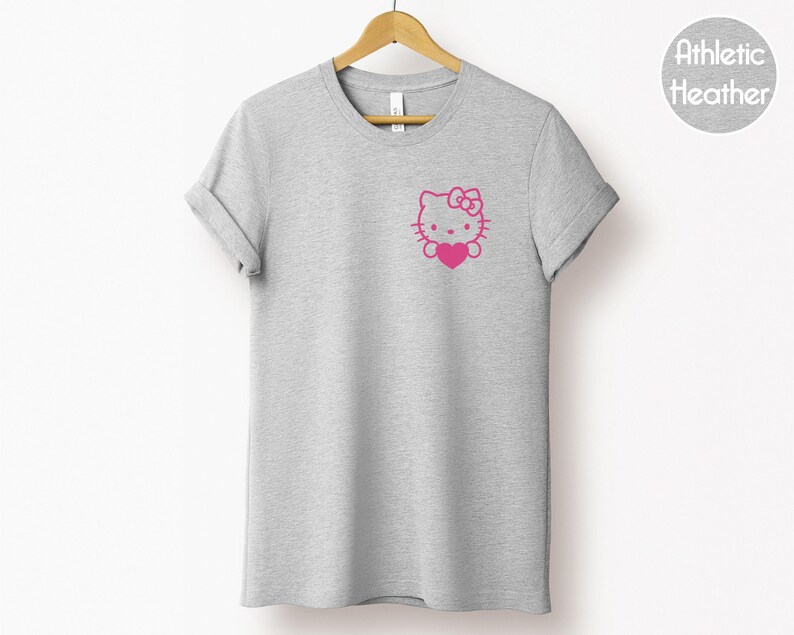 Hello Kitty T-Shirt, Custom Hello Kitty, Hello Kitty Matching Shirt, Hello Kitty T-Shirt, Hello Kitty, Cute Shirt, Gifts for her, image 8