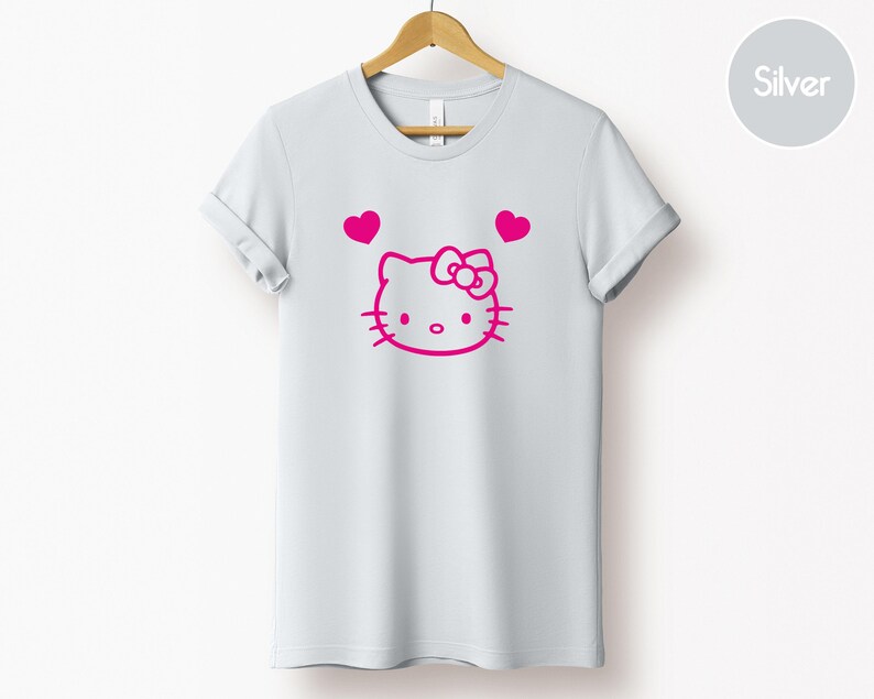ハローキティ カスタム ベラ キャンバス Tシャツ、パーソナライズ ファン Tシャツハローキティ シャツ、ハローキティ マッチング シャツ、ハローキティ Tシャツ、ハローキティ 画像 10