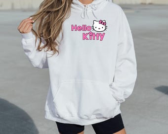 Kitty Shirt Sweatshirt & Hoodie, Nurse Kitty Shirt, Hello Cat Shirt, Kawaii Shirt, Kitty Group Shirt, Hello Cat Nurse Shirt, Doctor Kitty