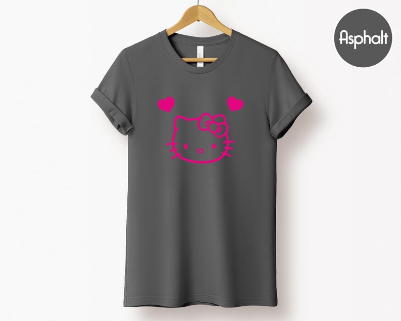 ハローキティ カスタム ベラ キャンバス Tシャツ、パーソナライズ ファン Tシャツハローキティ シャツ、ハローキティ マッチング シャツ、ハローキティ Tシャツ、ハローキティ 画像 8