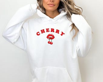Cherry hoodie, Cherry Lover, Coquette Cherry, schattige Cherry hoodie sweater, leuke hoodie, kawaii hoodie, Cherry Bomb, esthetische hoodie