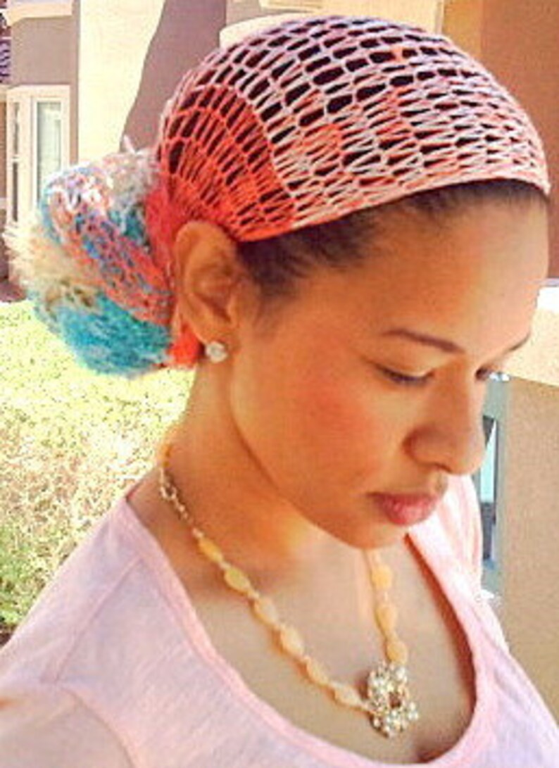 Silky Bohemian Head wrap / hair scarf for Women Made to order Each Piece is an Original, Let me Design Yours Today image 3