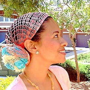 Silky Bohemian Head wrap / hair scarf for Women Made to order Each Piece is an Original, Let me Design Yours Today image 1