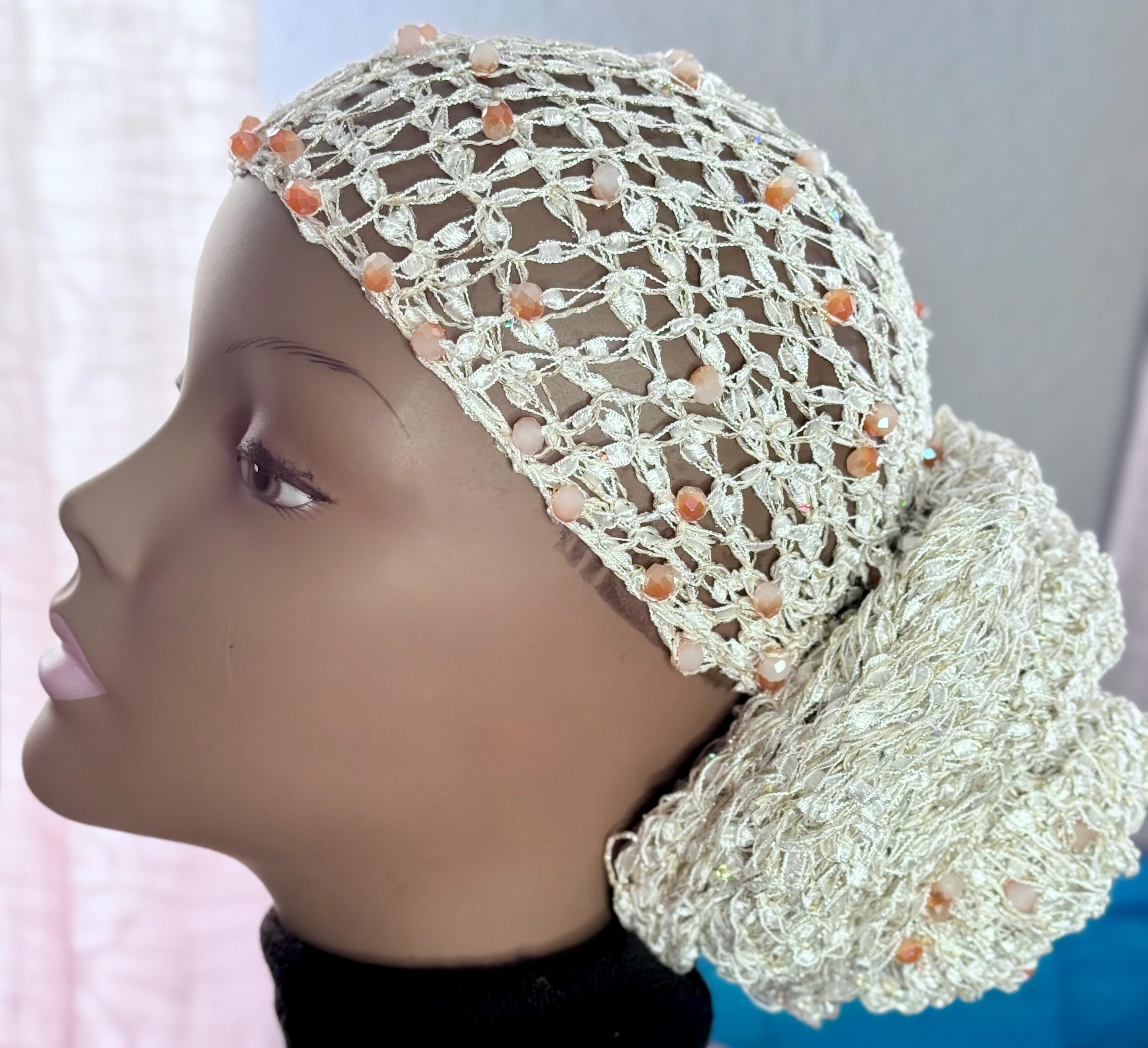 Sequined Layered Lace Turban Headwrap in Light Gray

GEL 11 0326 Micro Fiber Towel Turban - Gray – Grace Eleyae main image 3