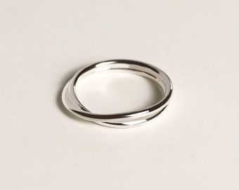 Small Infinite Ring - infinity band - wedding ring