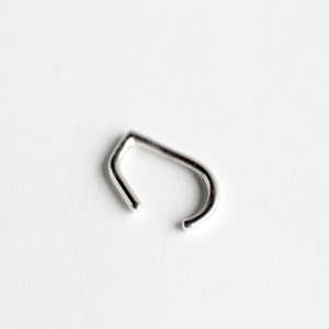 Thorn silver ear cuff minimalist pointy sterling silver ear cuff earring image 4