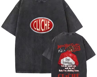 Camiseta unisex lavada de pop rock MGK Machine Gun Kelly Lost American Tour 2026, sudadera con capucha