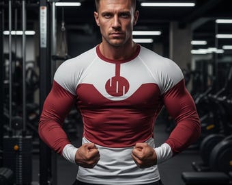 Camiseta de manga corta/larga Emperor Mark Invincible, camiseta de entrenamiento de superhéroe, ropa deportiva para gimnasio, top de alto rendimiento.