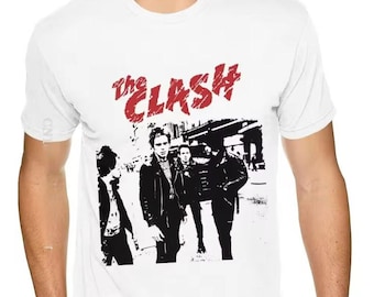 Camiseta de The Clash, camiseta gráfica de banda de música indie rock, sudadera, sudadera con capucha