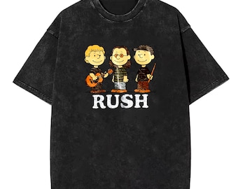 Camiseta unisex con estampado Washed Rush y sudadera con capucha.