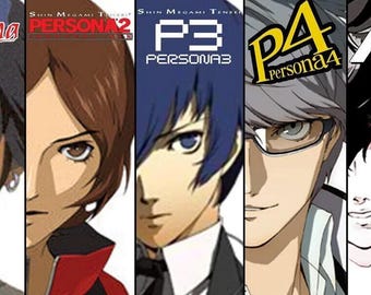 Persona 3-4-4G-5 Complete Anime Series DVD Ovas Movies