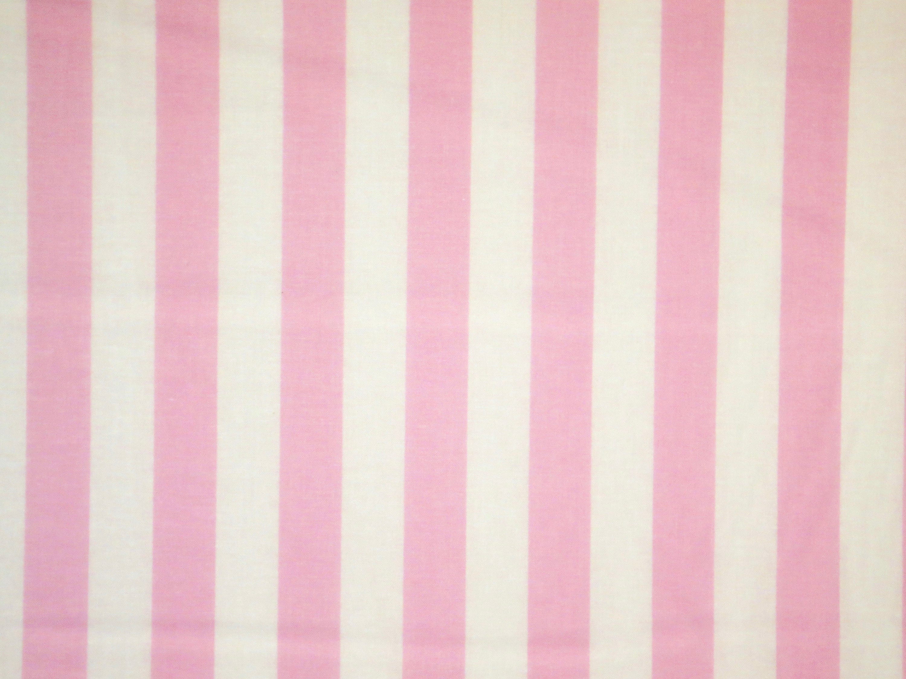 Light Pink And White 7 8 Stripe Print Pure Cotton Fabric by The Yard light-pink-and-white-7-8-stripe-print-pure-cotton-fabric-by-the-yard