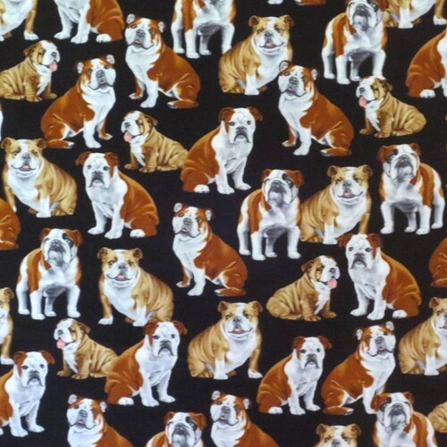 Cutest Chihuahuas Print on Pink Pure Cotton Fabric From Etsy