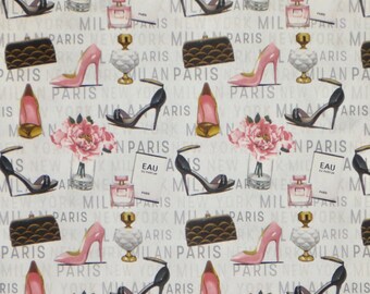 Shoe Print Fabric - Etsy